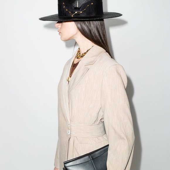 Accessories Nick Fouquet Midnight Straw Fedora Hat Poshmark